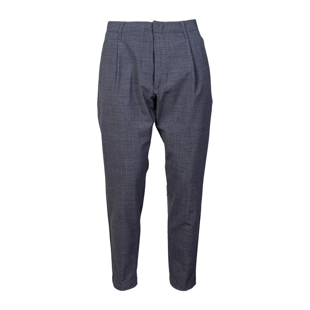 Dondup Herr Chino Byxor. Låg Midja. Tapered Fit. Gray, Herr