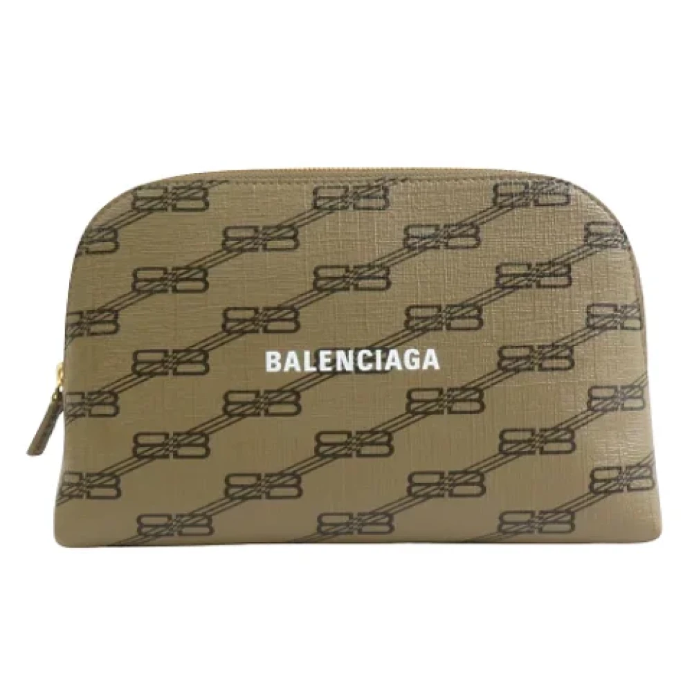 Balenciaga Vintage Pre-owned Leather clutches Brown Dames