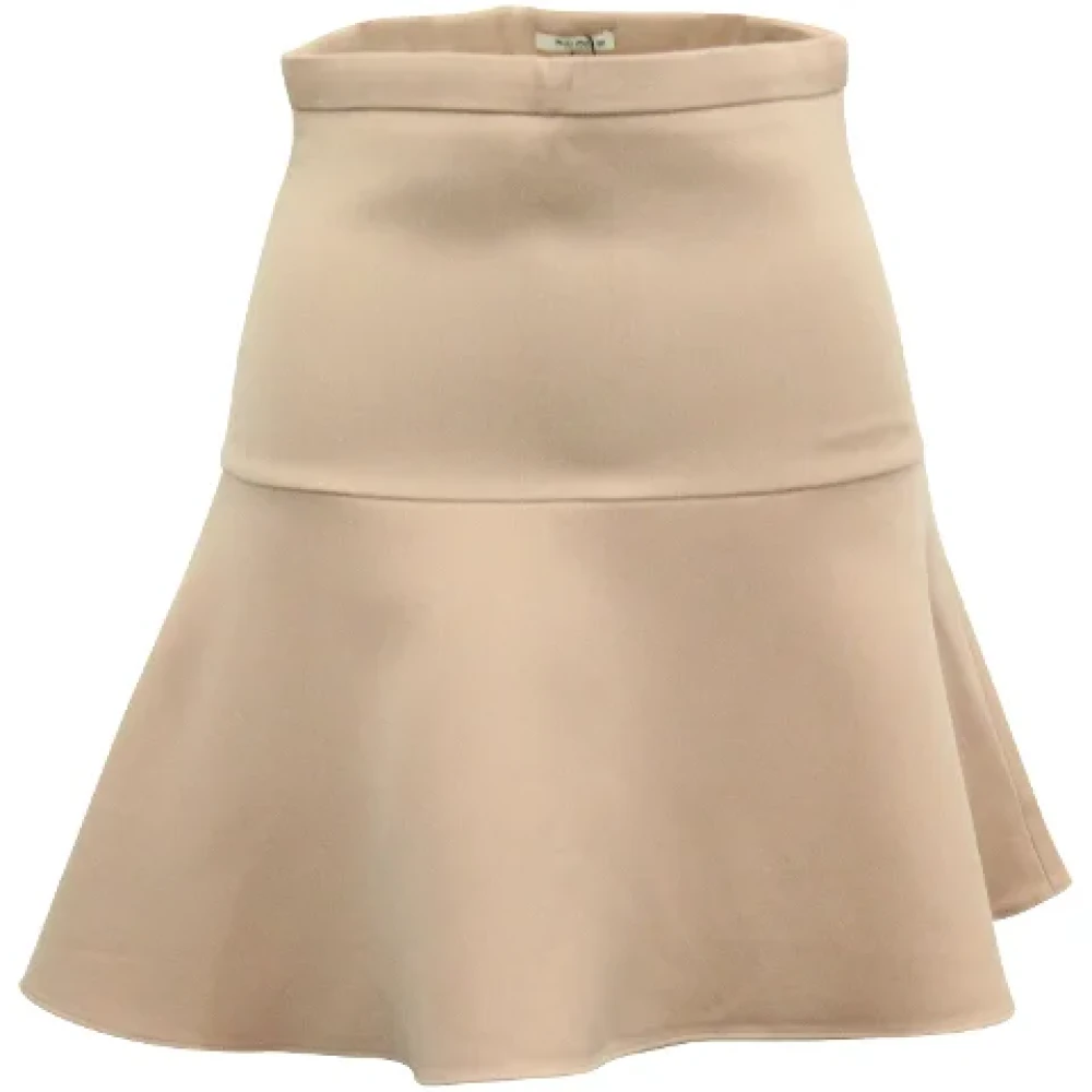 Miu Pre-owned Polyester bottoms Beige Dames