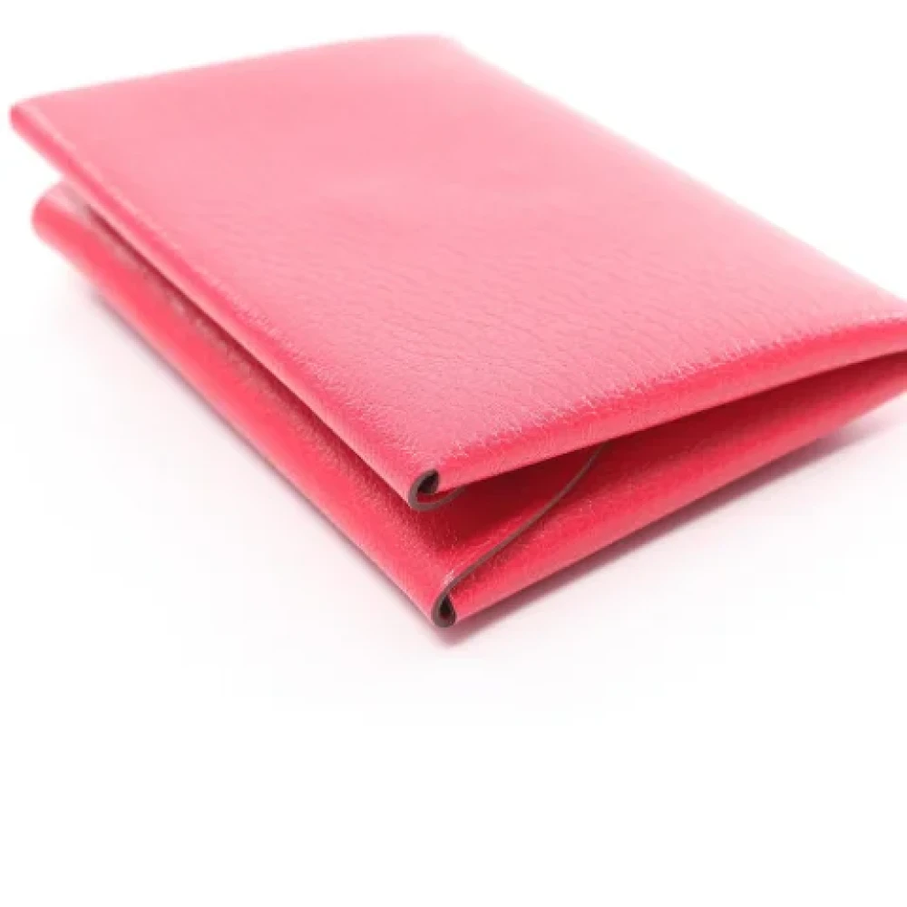 Hermès Vintage Pre-owned Leather wallets Pink Dames