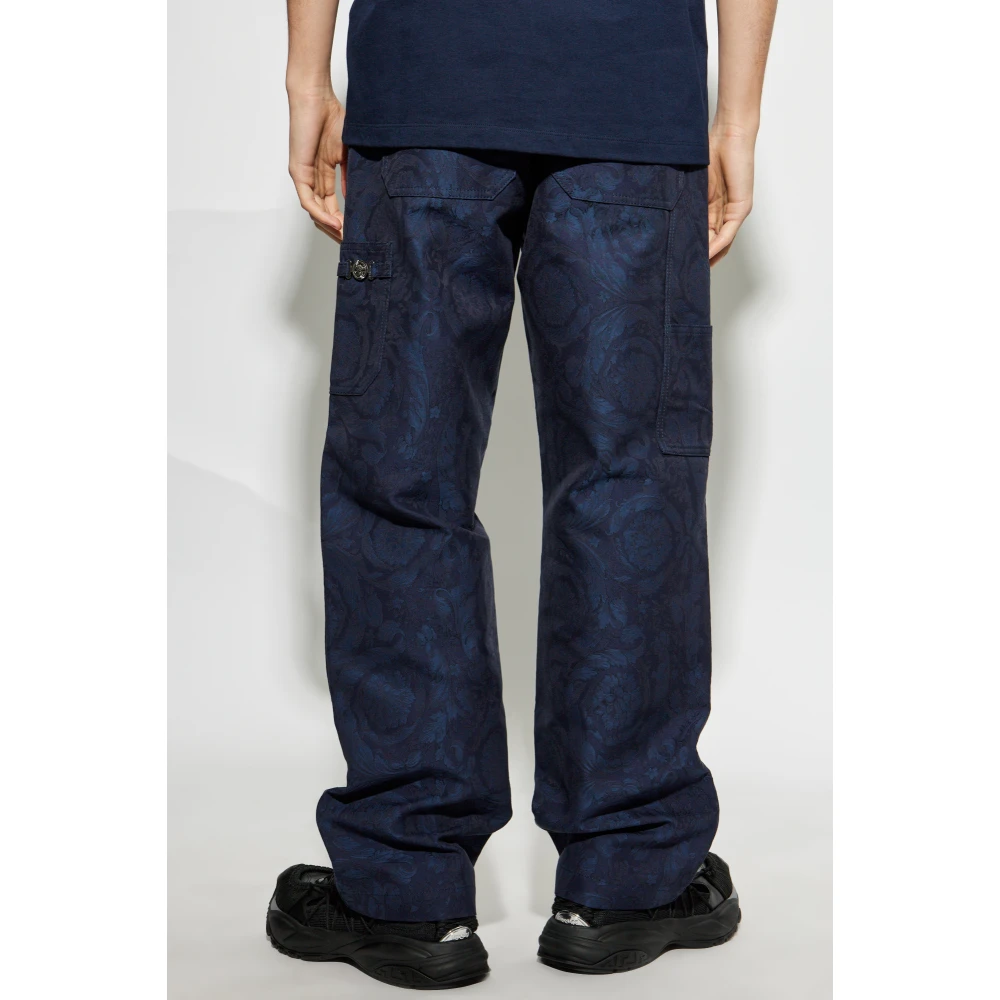 Versace Cargobroek Blue Heren