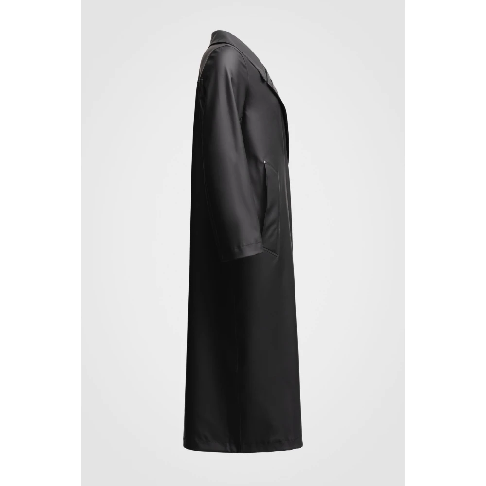 Stutterheim Elegante Regen Trenchcoat Black Dames