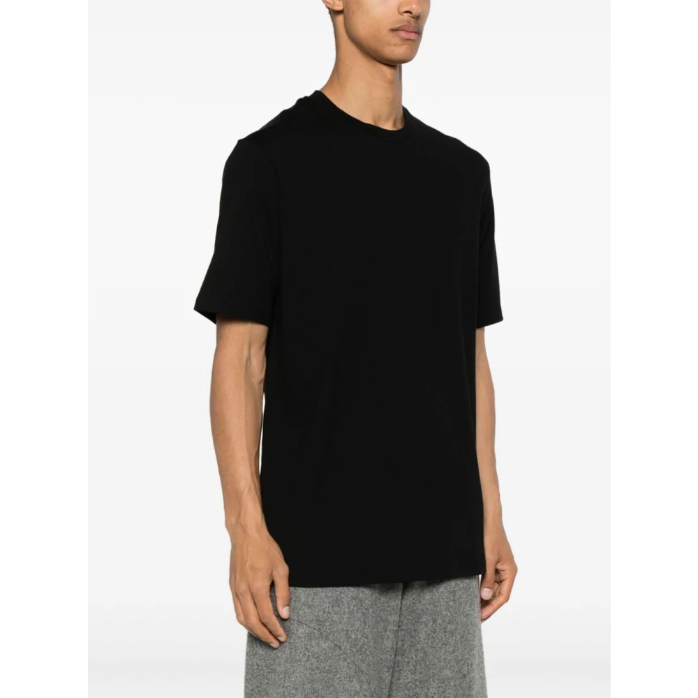 Jil Sander Klassiek Zwart Katoenen T-shirt Black Heren