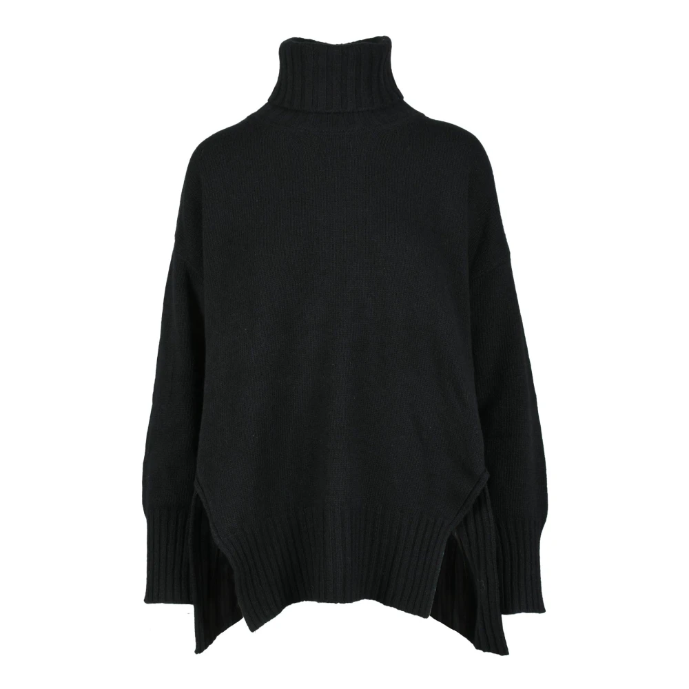 Marella Monochrome Gebreide Trui Black Dames