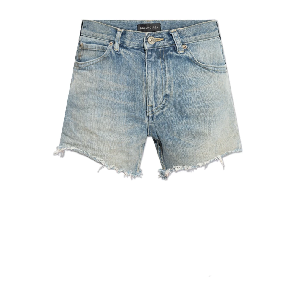 Balenciaga Denim shorts Blue Dames