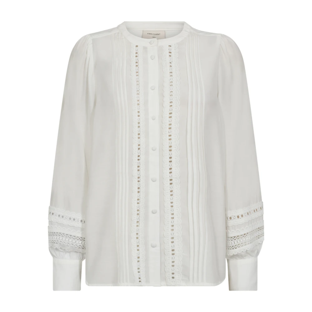 Freequent Off-White Pofmouw Blouse White Dames