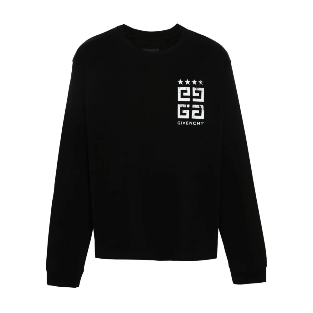 Givenchy 4G Print Longsleeve T-Shirt Black Heren