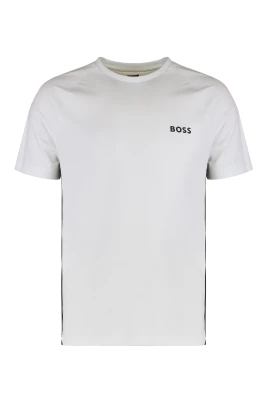 Slim-fit T-shirt i fyrvägsstretchmaterial
