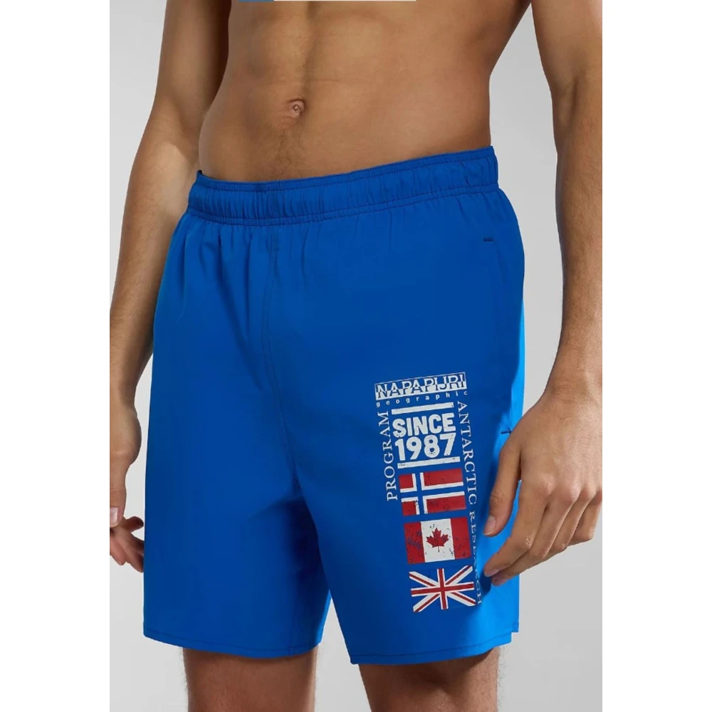 Napapijri Mannen V-Sahtu Kostuum Blue Heren