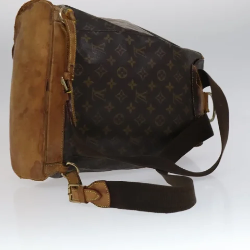 Louis Vuitton Vintage Pre-owned Canvas backpacks Brown Dames