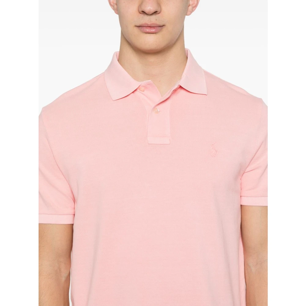 Polo Ralph Lauren Roze T-shirts en Polos Pink Heren
