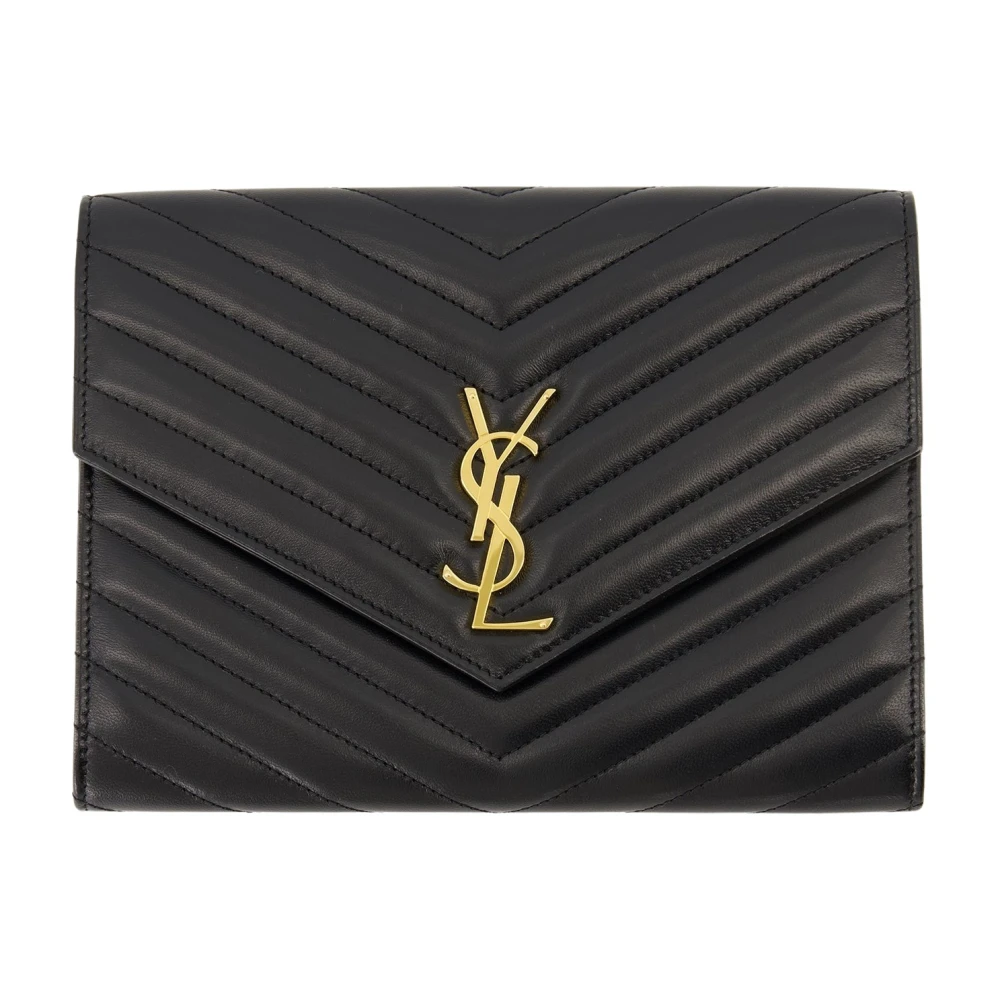 Saint Laurent Women's Black Cassandre Pouch
