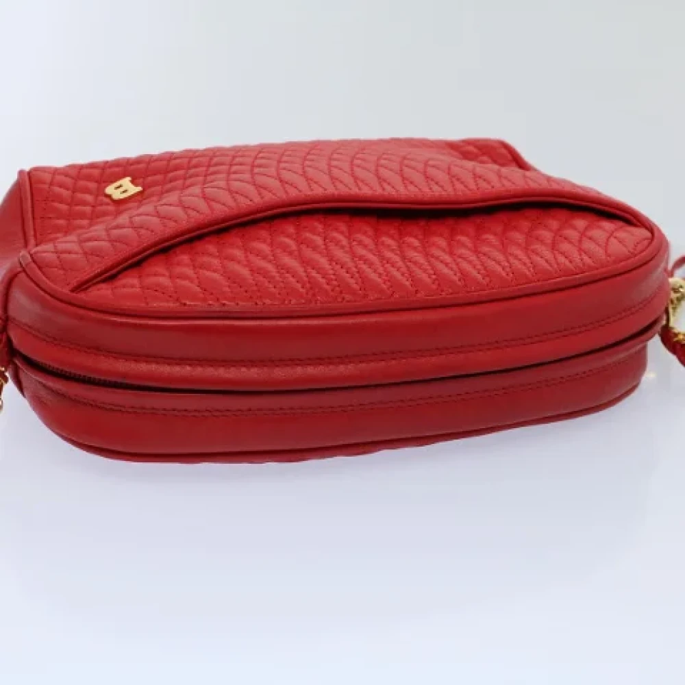 Bally Pre-owned Leather shoulder-bags Red Dames