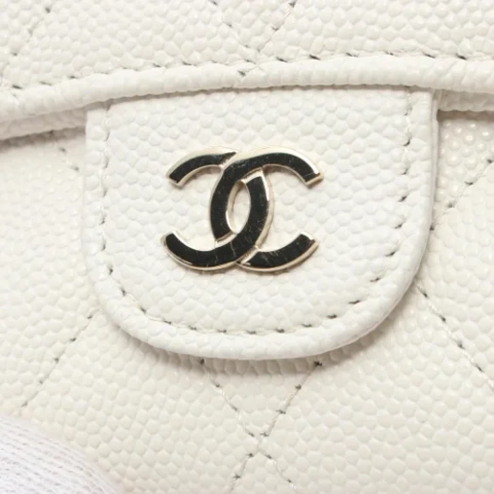 Chanel Vintage Pre-owned Leather wallets White Dames