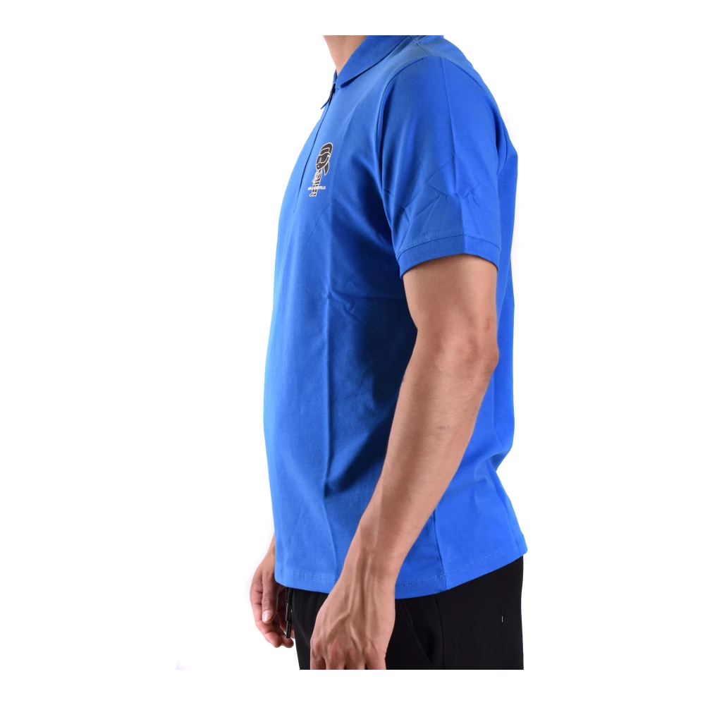 Karl Lagerfeld Casual Katoenen T-Shirt Blue Heren