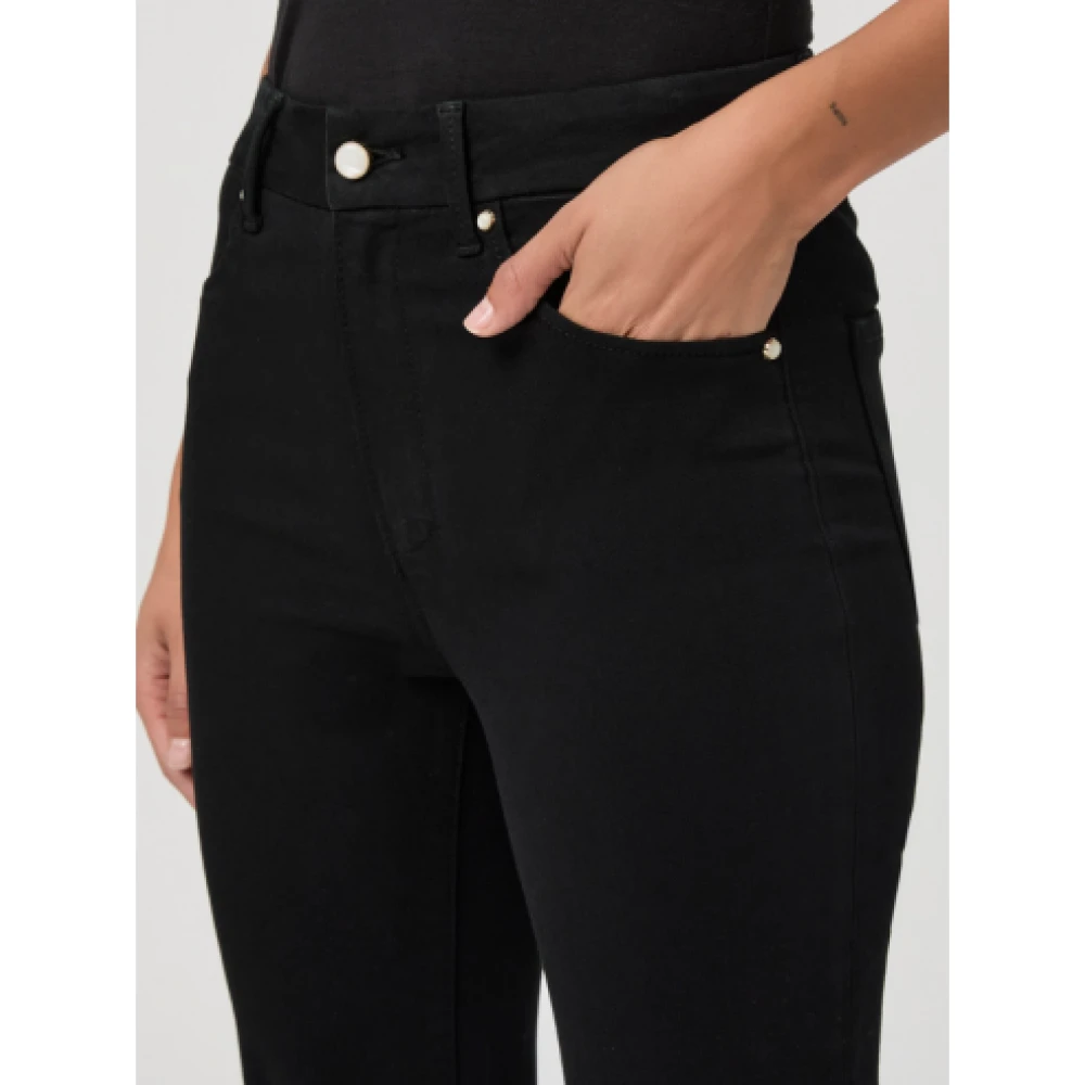 Paige Zwarte Luxe Skinny Jeans Black Dames