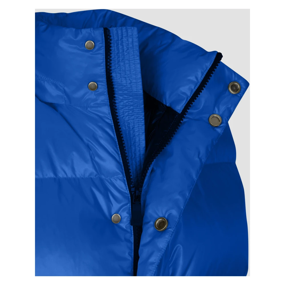 add Vest IN Glanzend Nylon Blue Heren
