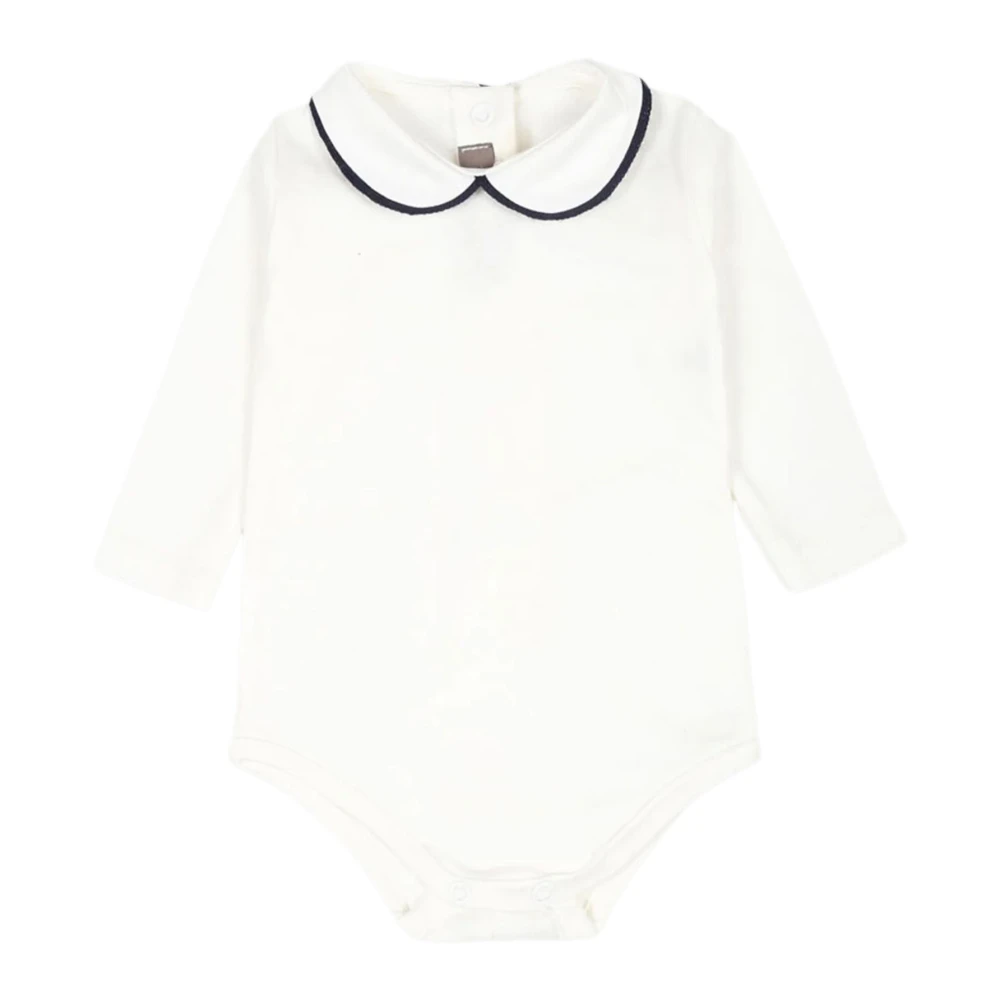 Little Bear Peter Pan Krage Vit Topp White, Unisex