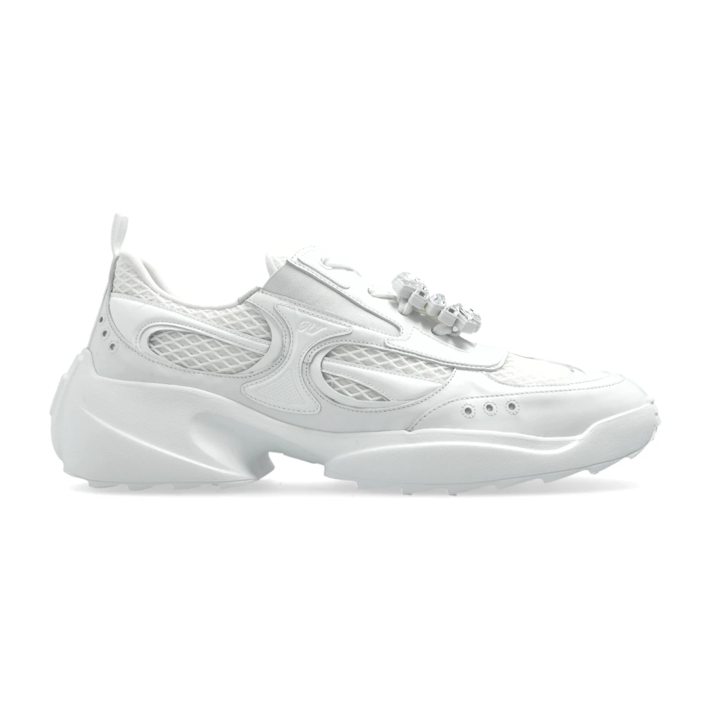 Roger Vivier Viv’ On The Run Sneakers Dames Schoenen Wit