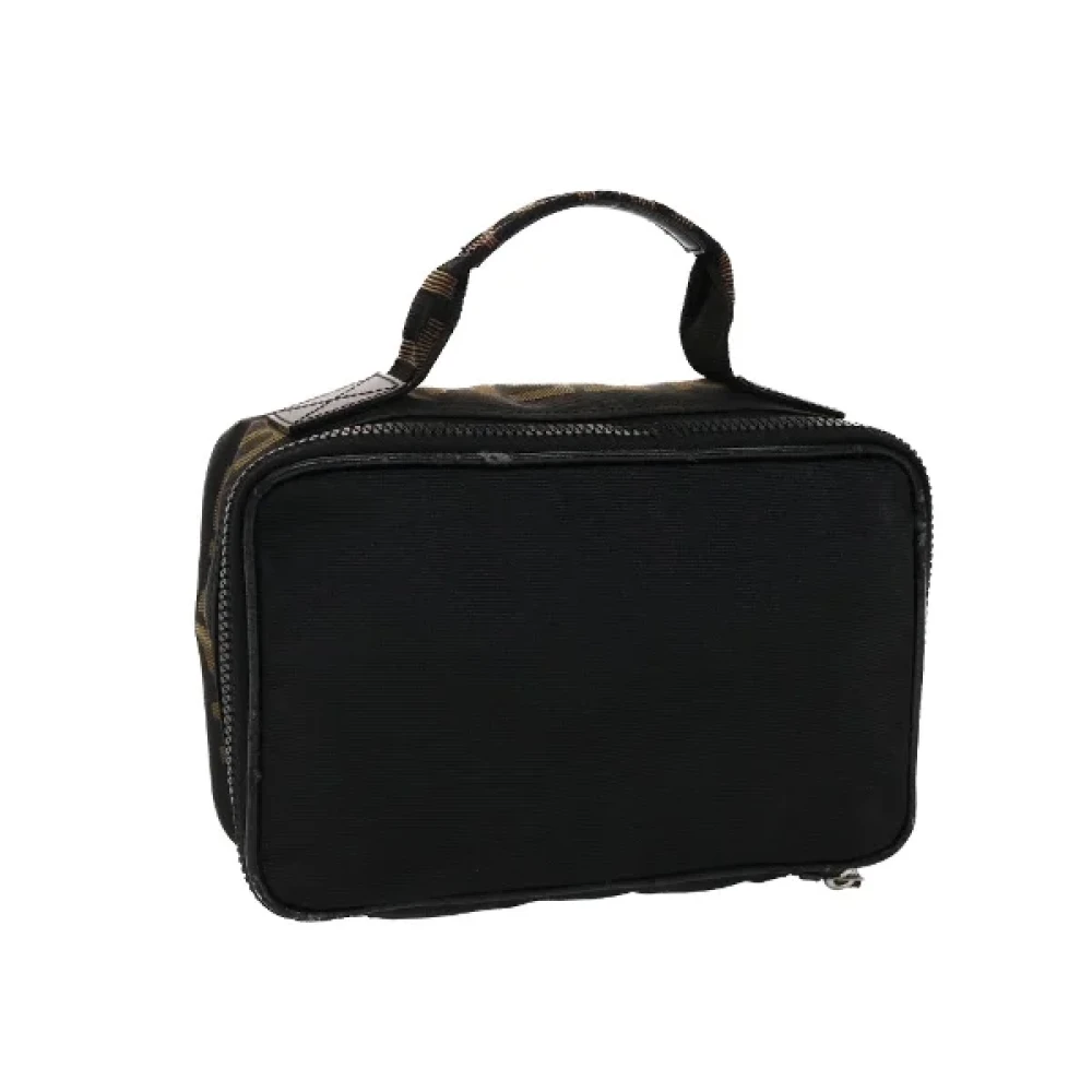 Fendi Vintage Pre-owned Nylon handbags Black Dames