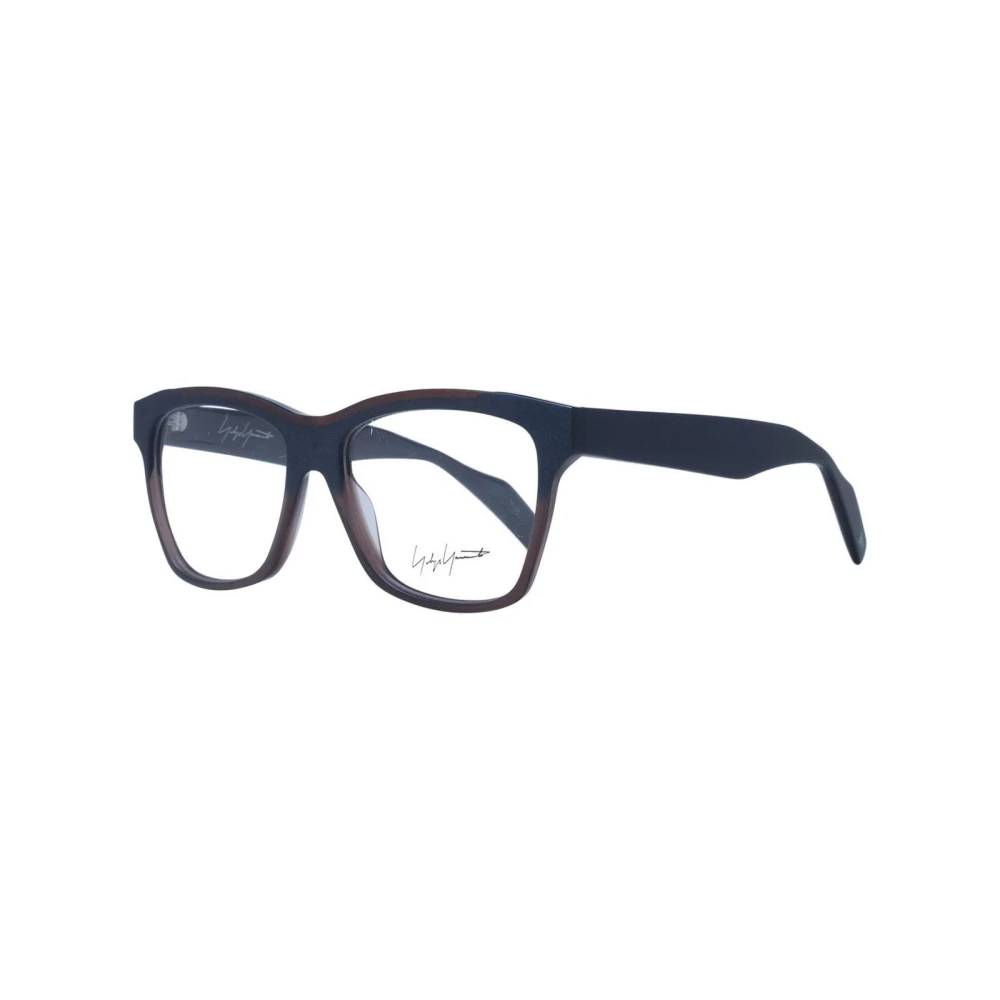 Yohji Yamamoto Unisex Blue Glasses, One Size, Square Optical Frames With Branded Case