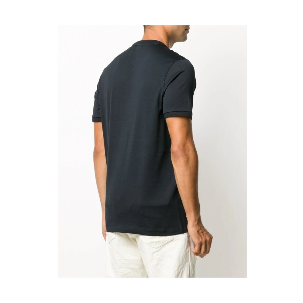 PAUL & SHARK Zwart T-shirt met bedrukt logo Black Heren