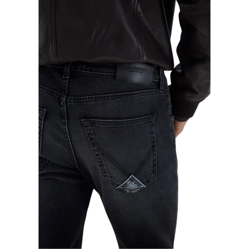 Roy Roger's Slim-fit Denim Jeans Black Heren