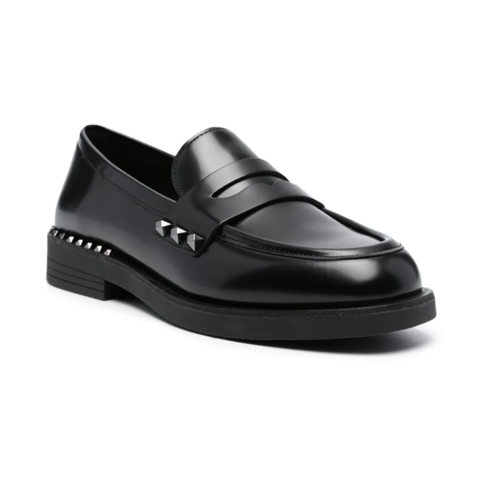 Ash Zwarte Mocassins voor Dames Aw23 Black Dames