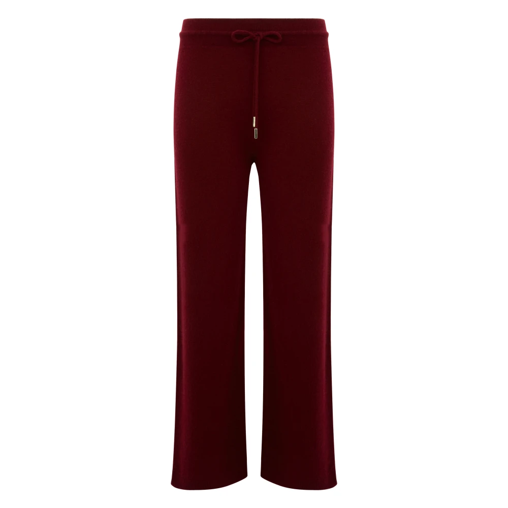 Vanisé Kashmirbyxor Bordeaux Aw24 Kvinnor Purple, Dam