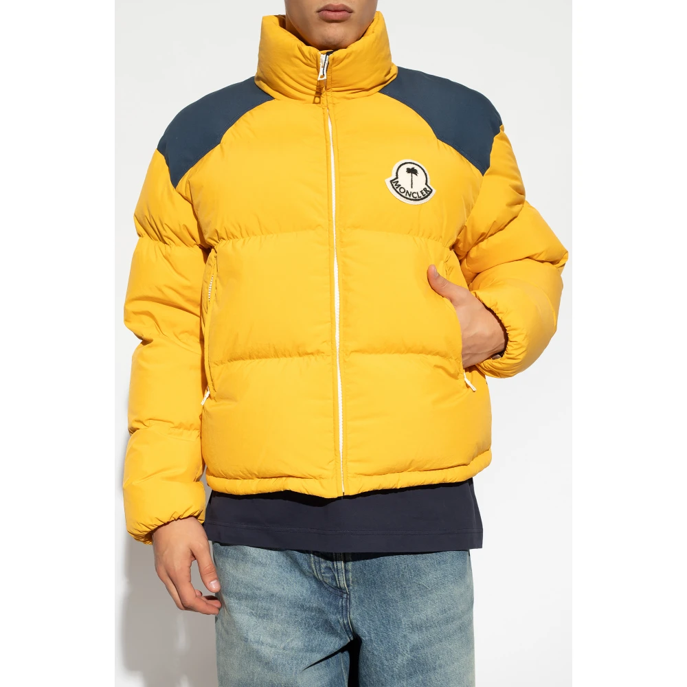 Moncler 8 Palm Angels Yellow Heren