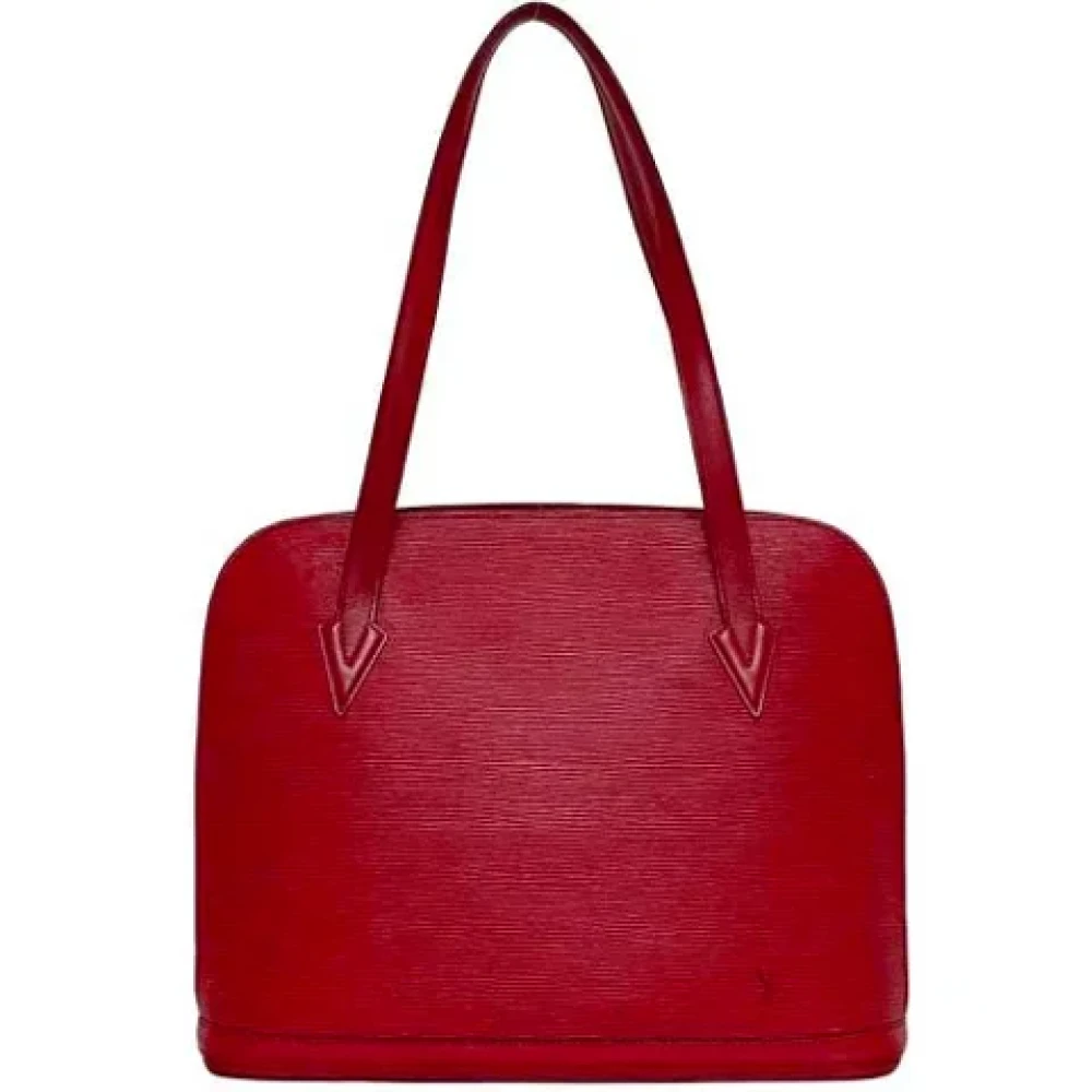 Louis Vuitton Vintage Pre-owned Leather totes Red Dames