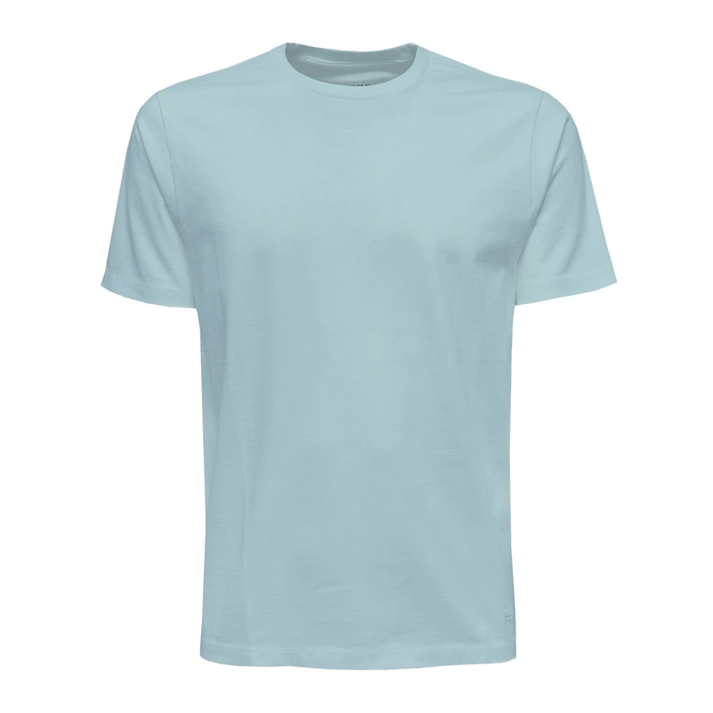 Frame Azzurra Basic T-shirt Blue Heren