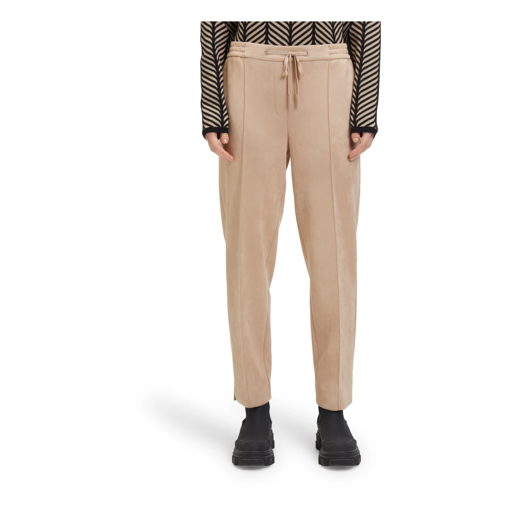 Betty & Co Casual Chic Slip-On Broek Beige Dames