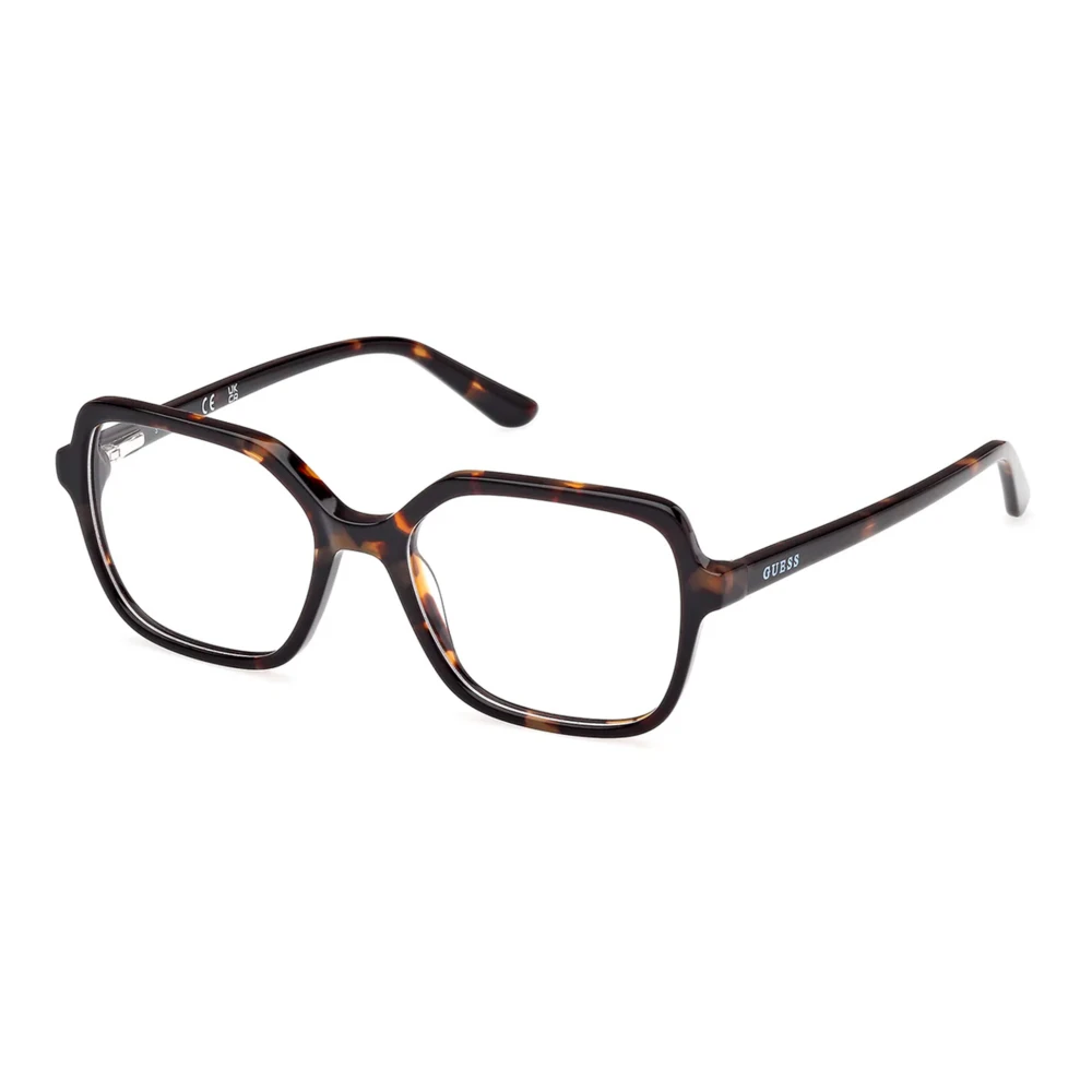 Guess Brown Glasses, Unisex, 49 Mm, Squared Eyeglasses