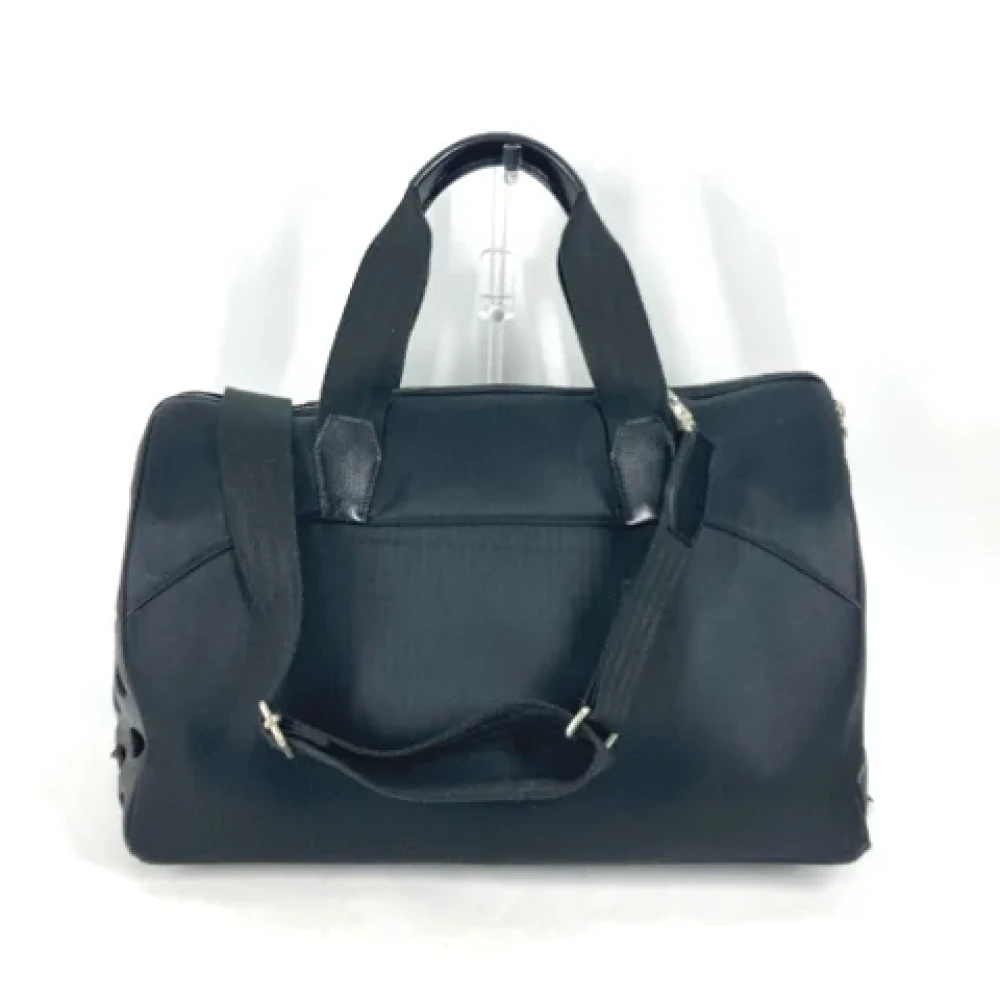 Hermès Vintage Pre-owned Fabric shoulder-bags Black Dames