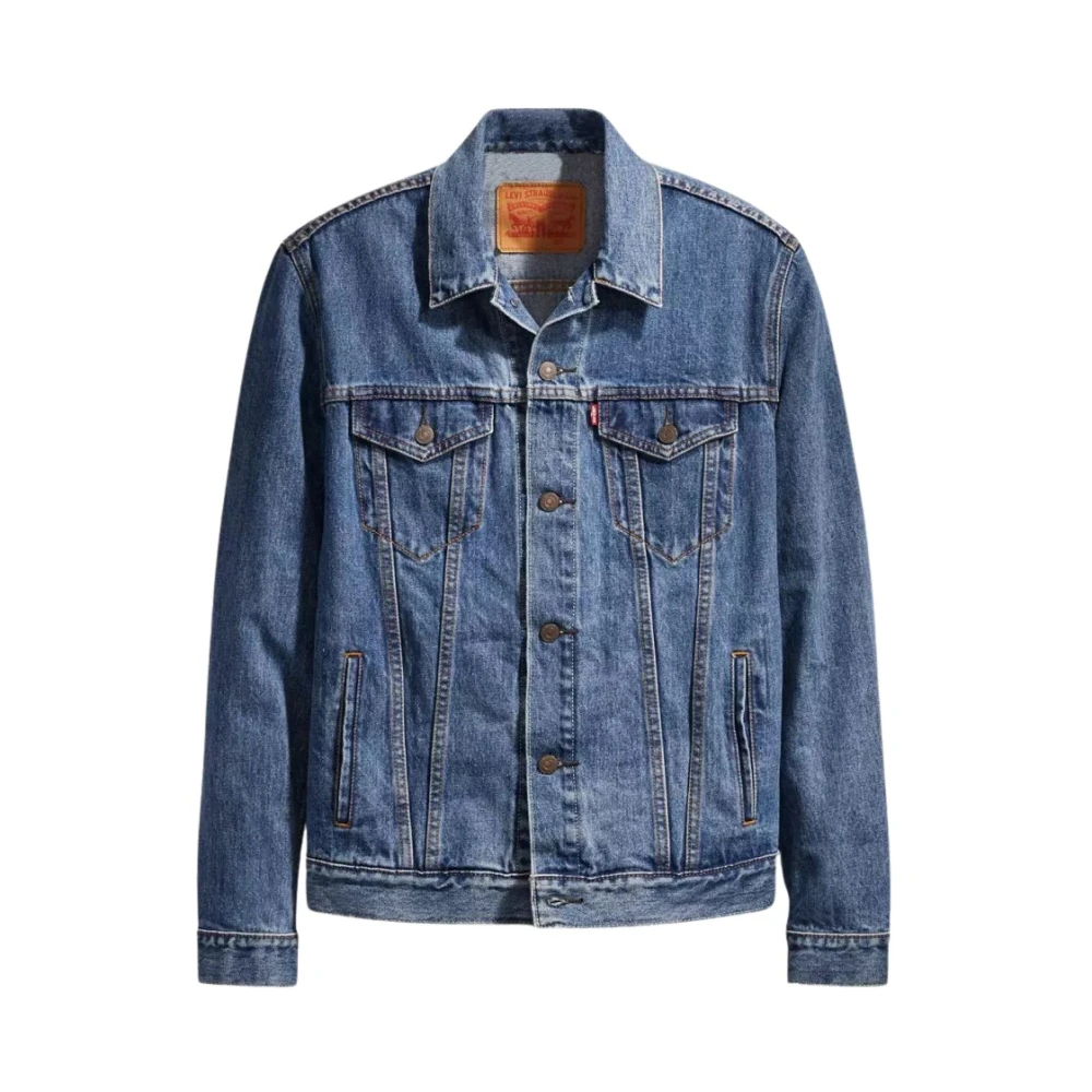 Levi's Men's Blue Denim Jackets, S, Denim Jacket