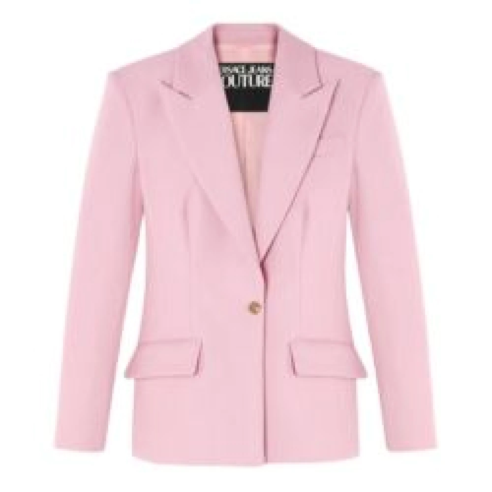 Versace Jeans Couture Roze Damesjas met Uniek Detail Pink Dames