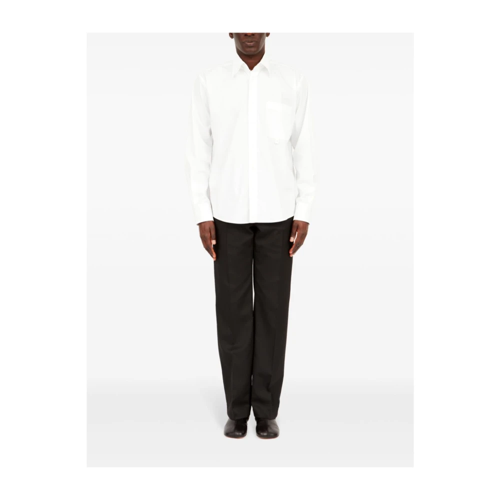 MM6 Maison Margiela Wit Overhemd van Katoen White Heren