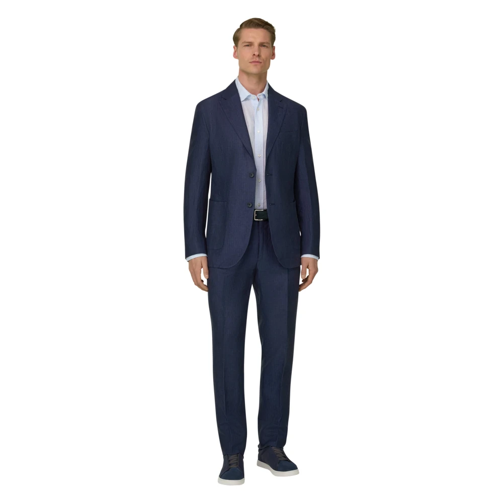 Boggi Milano Hombre Azul Trajes, Talla: Xs