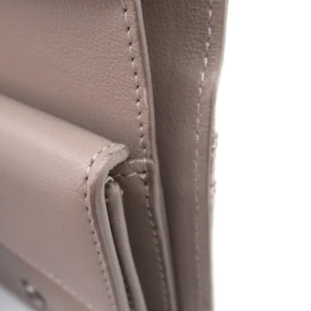 Balenciaga Vintage Pre-owned Leather wallets Beige Dames