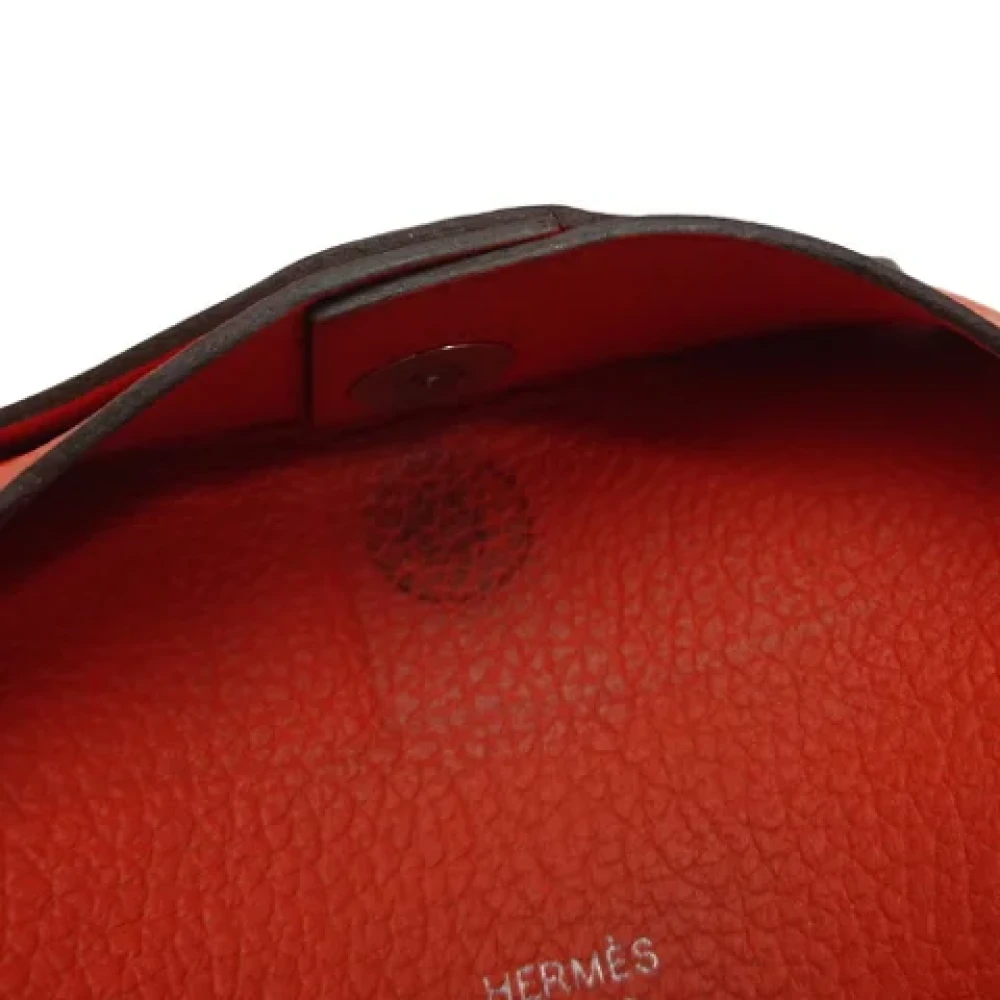 Hermès Vintage Pre-owned Leather wallets Orange Dames