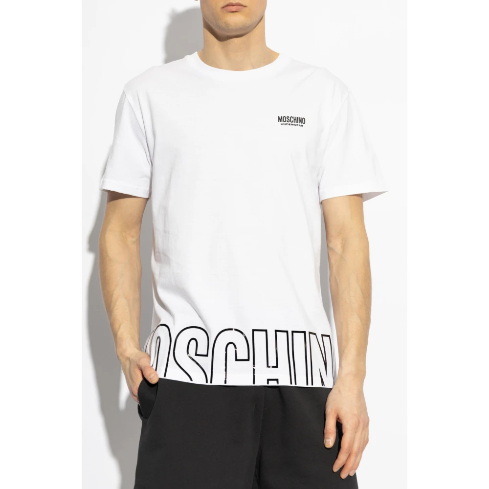Moschino T-shirt uit de ondergoedlijn White Heren