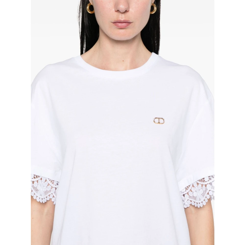 Twinset Witte T-shirts en Polos White Dames