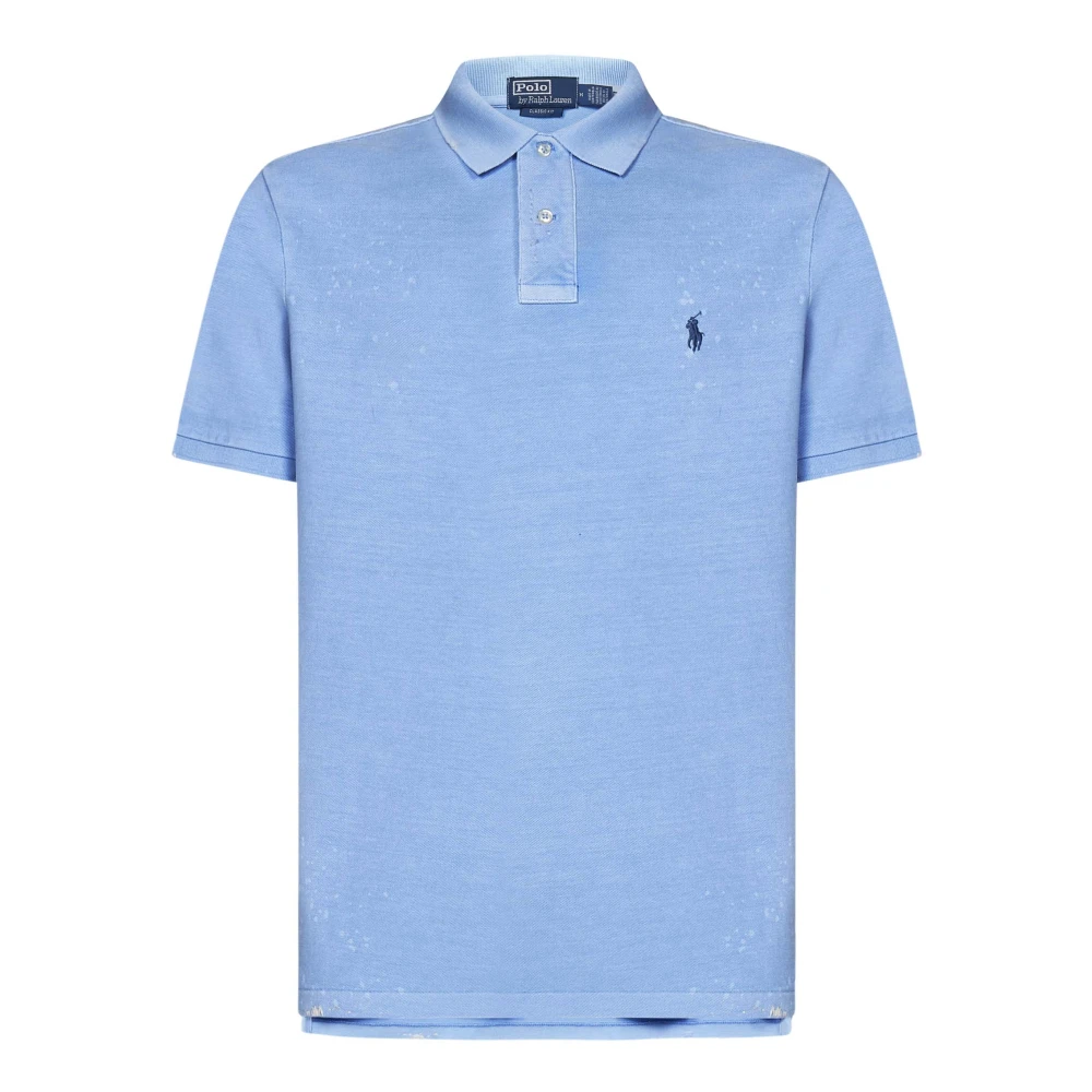 Polo Ralph Lauren Heldere Blauwe Polo Shirt Herenmode Blue Heren