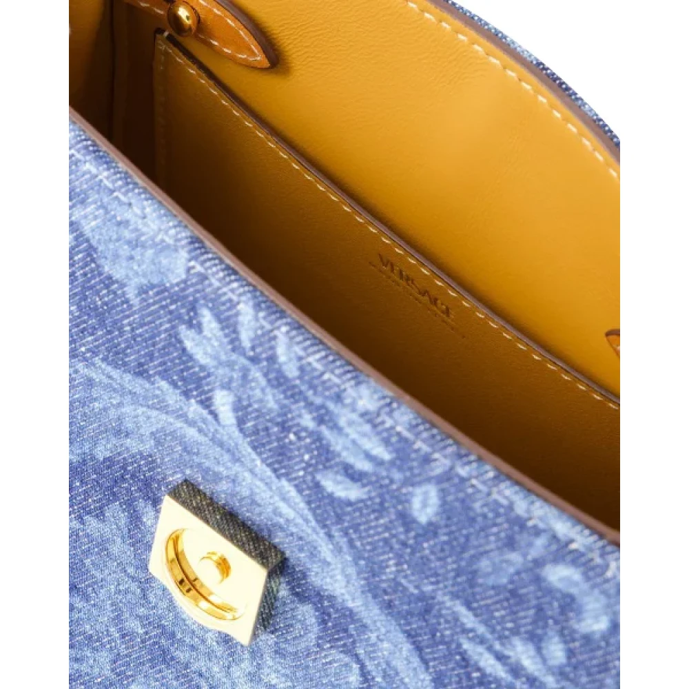 Versace Cotton handbags Blue Dames