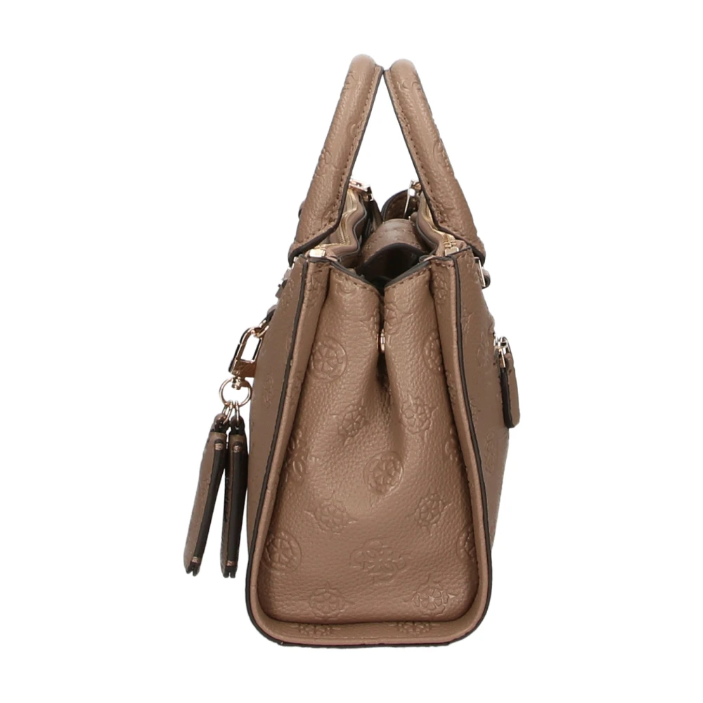 Guess Bruine Handtas Cresidia Status Satchel Brown Dames