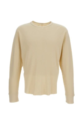 Långärmad våffel T-shirt