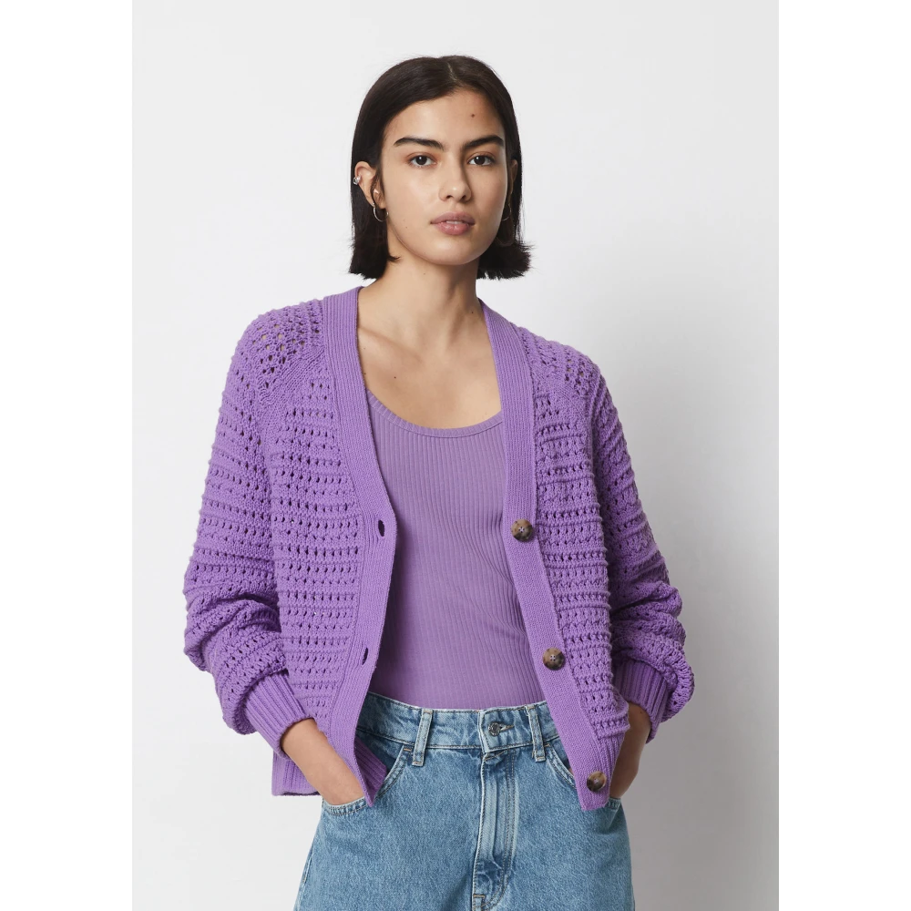 Marc O'Polo DfC Cardigan regular Purple Dames