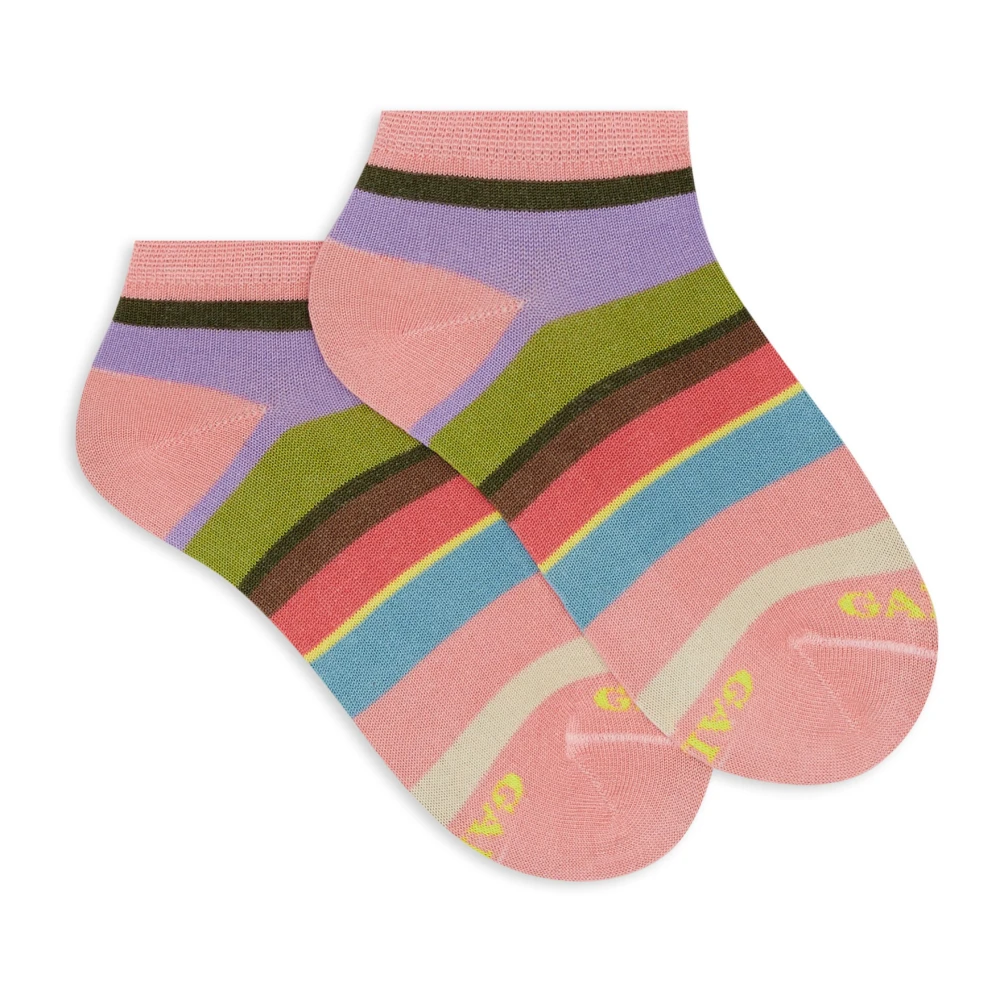 Gallo Randig Geranium Ankelsockor Multicolor, Unisex