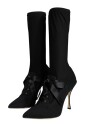 bottes-noires-a-lacets-mi-mollet